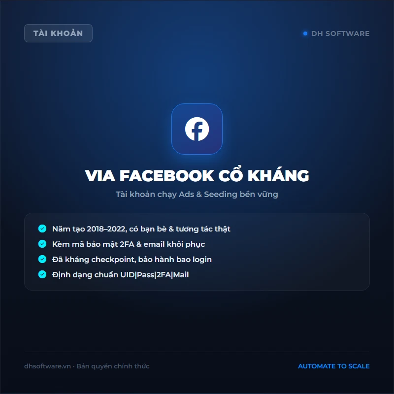 Facebook Via Kháng / Clone 2FA