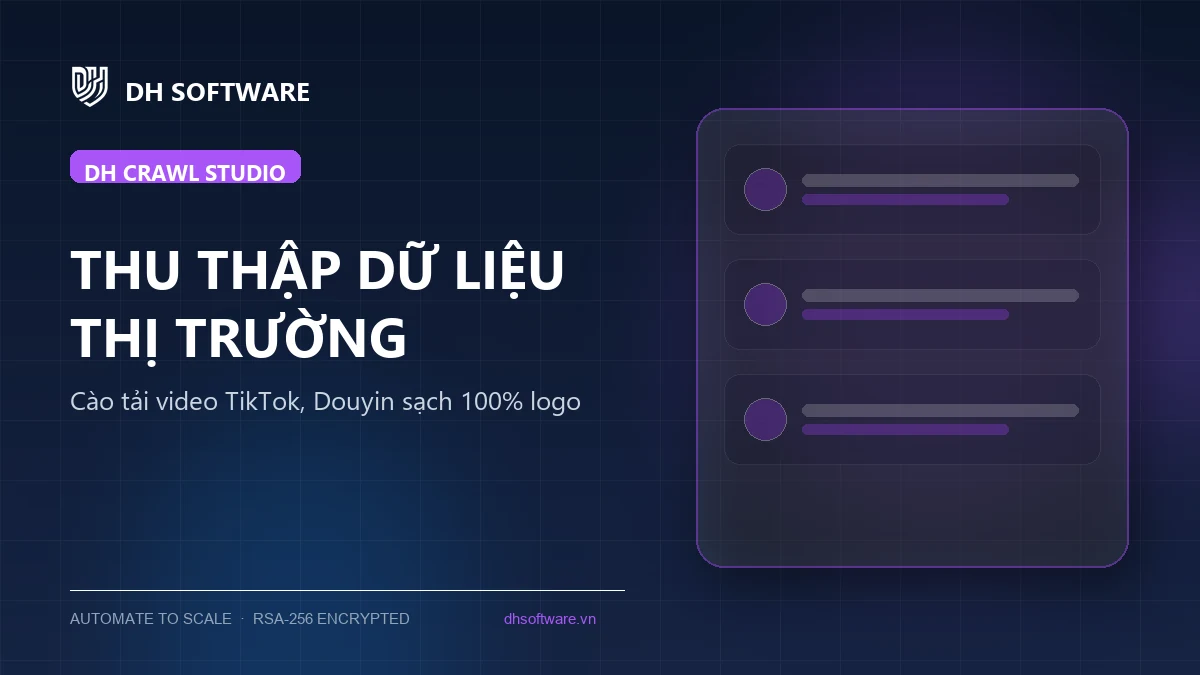 Thu thập dữ liệu website: chọn nguồn, kiểm tra mẫu và chuẩn hóa kết quả