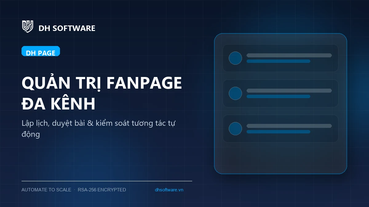 Quản trị nội dung Fanpage: lập lịch, duyệt bài và kiểm tra sau đăng